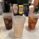 CENTRAL BURGER SHOP -  Aセット（ドリンク）　　　　200円