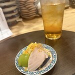サワーとお料理 れもん - ポテサラと鶏ハム