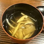 勢麟 - 岩手天然松茸　お椀