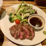 江戸堀BEEF - タレ美味しい、ワサビもあるよ