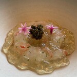 レストラン オオツ - ねっとりエビの美味しさと美しさ