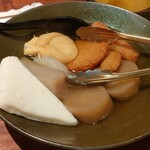 おでん 髪と台詞 - 