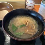 いちば鮨 - 本日はなめこ汁