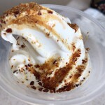 ミニストップ - 料理写真:カラメルのカリカリが乗っかってる。これ嫌いなんだよねぇ笑