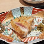 焼鳥ごりょう - 三河赤鶏タタキ