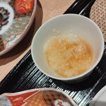 焼鳥ごりょう - お口直しの大根おろし