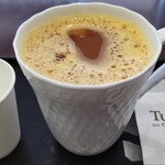 タリーズコーヒー ＆TEA コロワ甲子園店 - ルイボスブラッドオレンジのホット。大きなカップが最高⤴