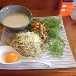 とんこつらーめん ひかり - 2014年4月15日火曜日限定春の☆つけ麺