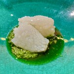 Ji-Cube - 烏賊の塩炒め 葱と山椒のソース