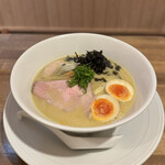 酒肴場 屯 - 【限定】仙鳳趾産牡蠣煮干し蕎麦¥1500