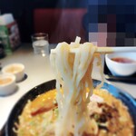 らあめん花月嵐 - 平打ち麺