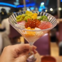 リラッサ - 海鮮カクテル丼?綺麗に作れました?