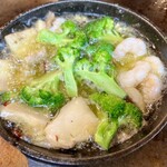 鉄板 づっち - アヒージョ