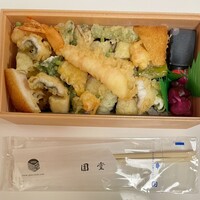 京都祇園 天ぷら圓堂 大丸心斎橋店 - 祇園仕出し風弁当 天ちらし（3564円）