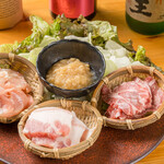 地鶏食堂じん. - じん焼き三種盛