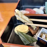 すし善 - 小魚天ぷら