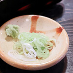 室町 砂場 - 薬味