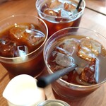 DAIBAN COFFEE cafe - 本日のアイスコーヒー(タンザニア タリメ)630円✨深くて華やかな香りでとっても美味しい！中深煎りかと♪