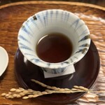 比良山荘 - 先付　近江舞茸　中に炒り米