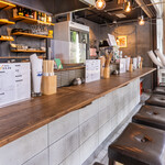 天ぷらスタンド 北吉 - カウンター