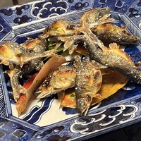 比良山荘 - 鮎の塩焼き