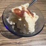 鉄板焼きaja彩 - バニラアイス