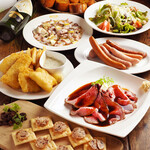 クラフトビールとフィッシュ&チップス パブリックハウス ホサンナ - ホサンナ自慢の黒毛和牛ローストビーフが入ったパーティーコース