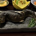 猿倉温泉 - 岩魚の姿焼き