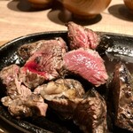 ステーキ&ハンバーグそして勝揚げ 肉山 - 鹿らんぷ200g