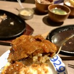 ステーキ&ハンバーグそして勝揚げ 肉山 - 500円カレー