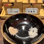 とんかつ 蒼樹 - 塩2種類