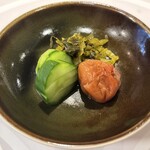 とんかつ 蒼樹 - 漬物