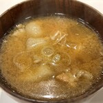 とんかつ 蒼樹 - 豚汁