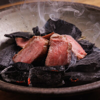 和牛イチボの炭火焼き