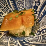 霞町 やまがみ - からすみの飯蒸し