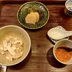 霞町 やまがみ - 松茸ご飯 香の物 新いくら