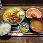 三瀬谷　大黒屋 - ハンバーグ御膳