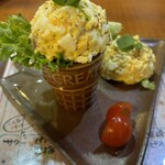 居酒屋食堂 ドデノ メヘヤッコ - ポテトサラダ