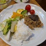 キッチン ブルー グローブ - みたびワンプレート