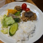 キッチン ブルー グローブ - 追加のワンプレート