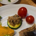 キッチン ブルー グローブ - ズッキーニへシフト