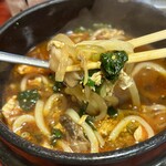 焼肉 5番街 - カルビうどん