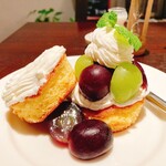 パルファン - ぶどうのショートケーキ