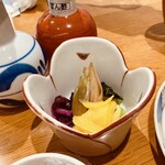 割烹旅館　五本松 - 朝食　漬物