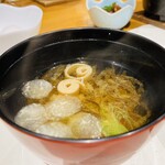 割烹旅館　五本松 - 夕食　味噌汁