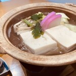 割烹旅館　五本松 - 朝食　湯豆腐