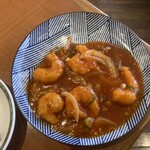 551蓬莱 - エビのチリソース