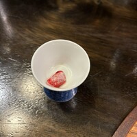 日本料理 梅林 - これが肝です。ピクピク動く