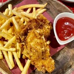 七輪焼鳥バル FUNKY JUNK FULL CHICKEN - フライドチキンとポテトフライ