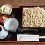 石挽　手打ち　いわもと - 冷たいそば「二枚もり」